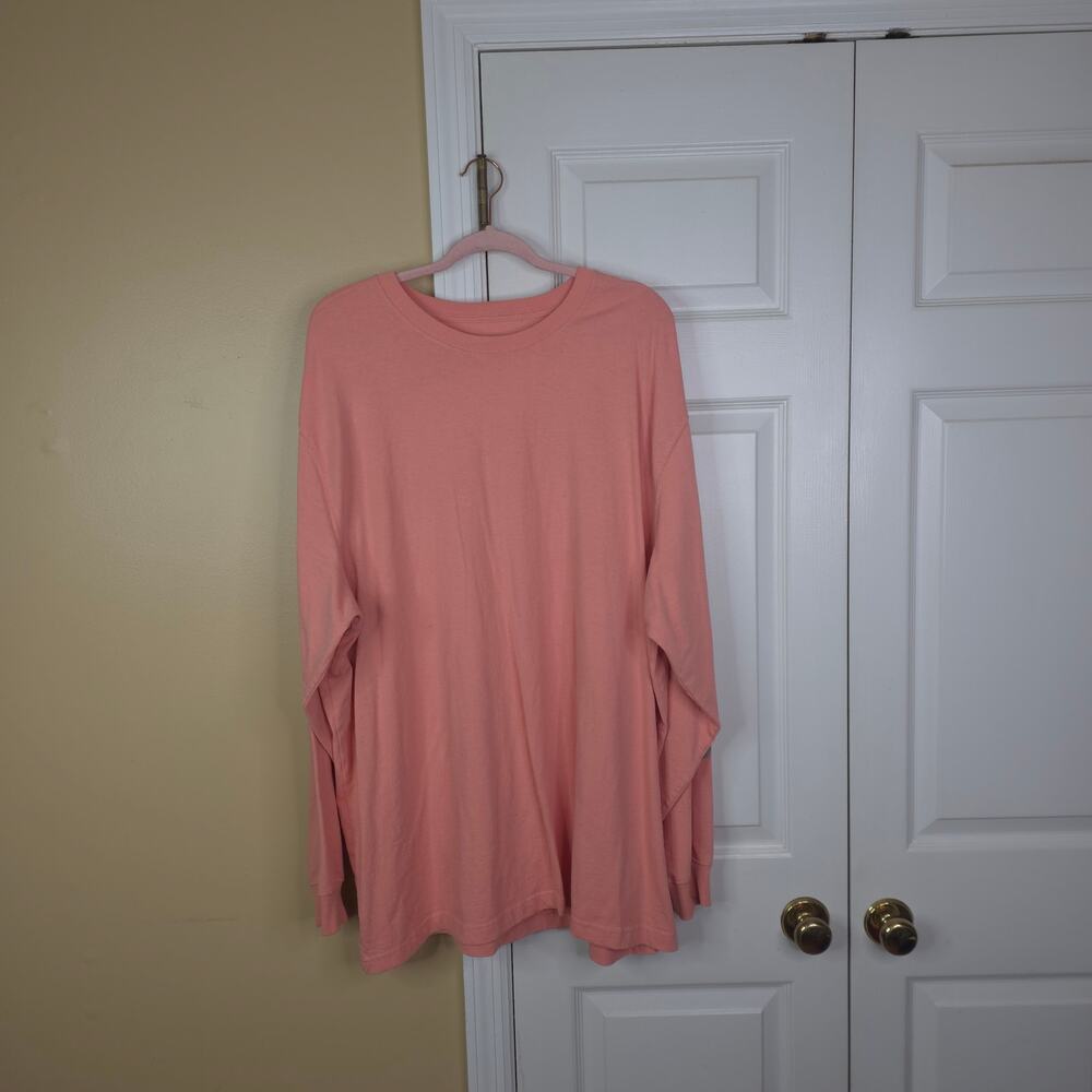 Carhartt Loose Fit Heavyweight Long-Sleeve Pocket T-Shirt Misty Peach Heather 2X